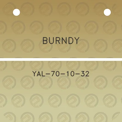 burndy-yal-70-10-32