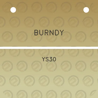 burndy-ys30