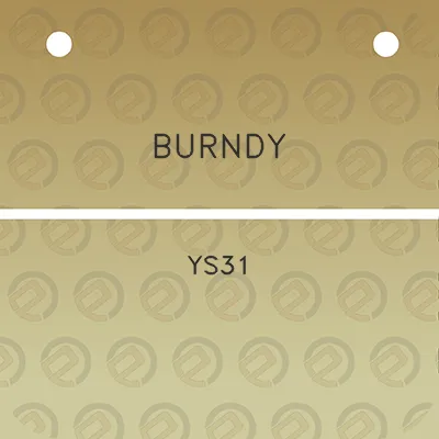 burndy-ys31