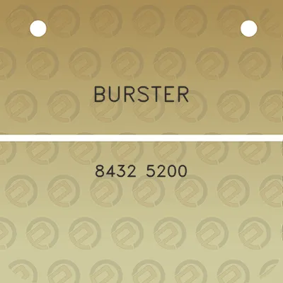 burster-8432-5200