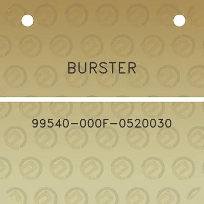 burster-99540-000f-0520030