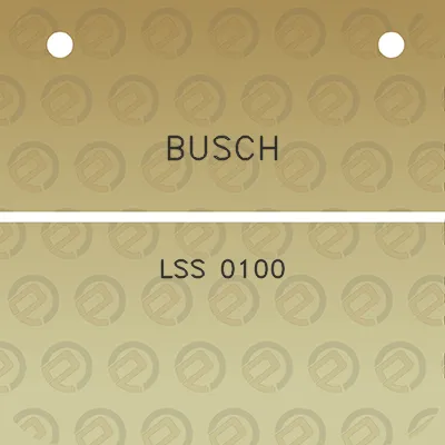 busch-lss-0100