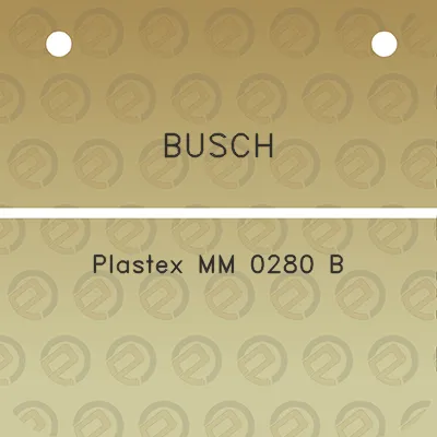 busch-plastex-mm-0280-b