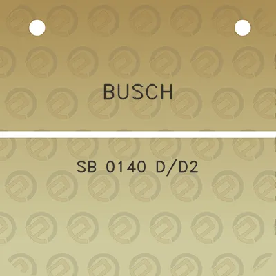 busch-sb-0140-dd2