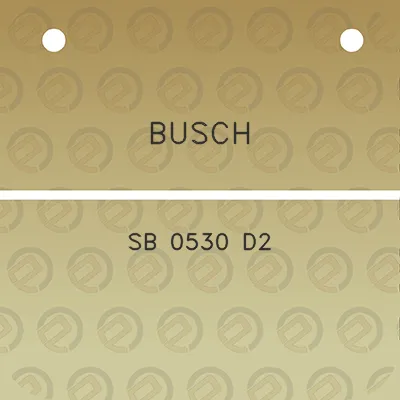 busch-sb-0530-d2