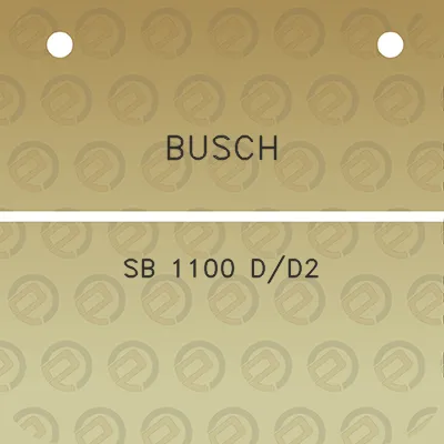 busch-sb-1100-dd2