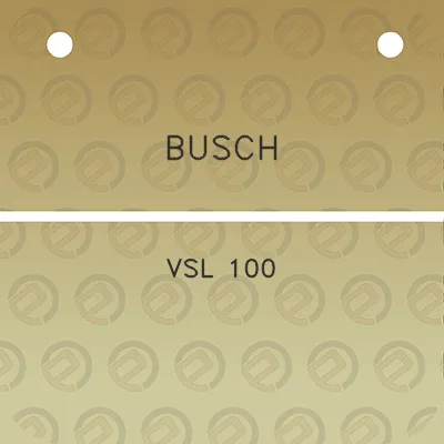 busch-vsl-100