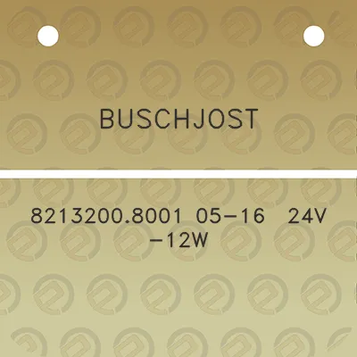 buschjost-82132008001-05-16-24v-12w