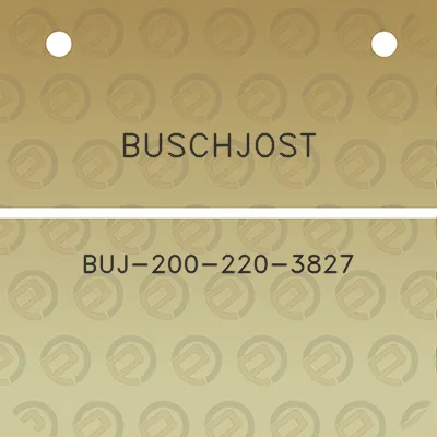 buschjost-buj-200-220-3827