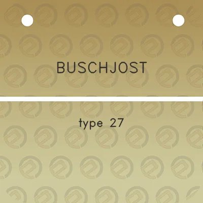 buschjost-type-27