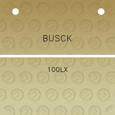 busck-100lx