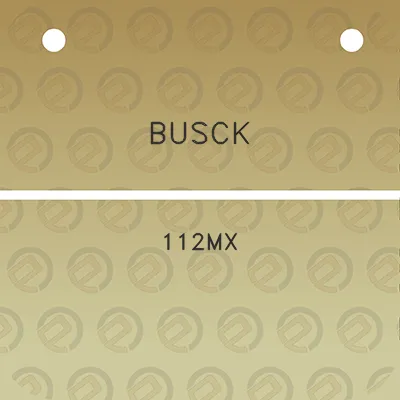 busck-112mx