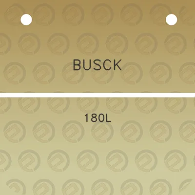 busck-180l