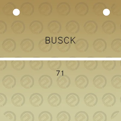 busck-71