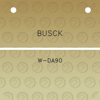 busck-w-da90