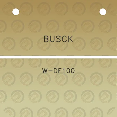 busck-w-df100