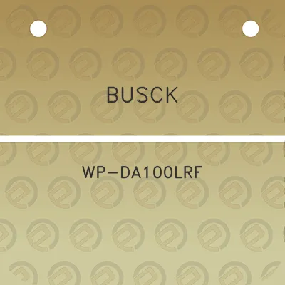 busck-wp-da100lrf