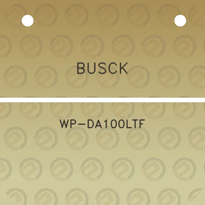 busck-wp-da100ltf