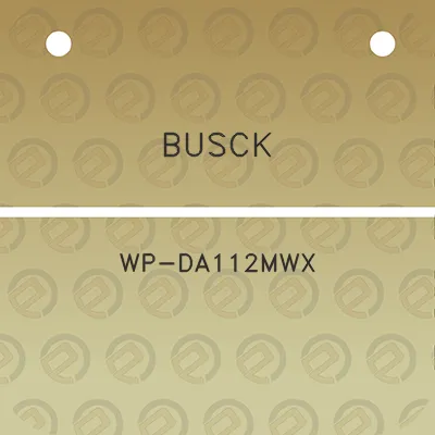 busck-wp-da112mwx