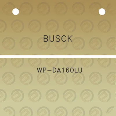 busck-wp-da160lu