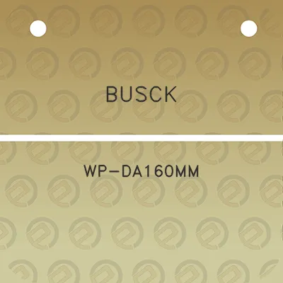 busck-wp-da160mm