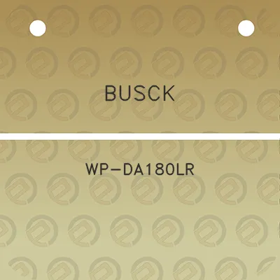 busck-wp-da180lr