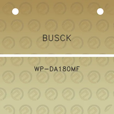 busck-wp-da180mf