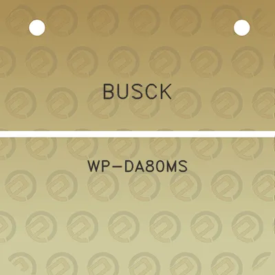 busck-wp-da80ms