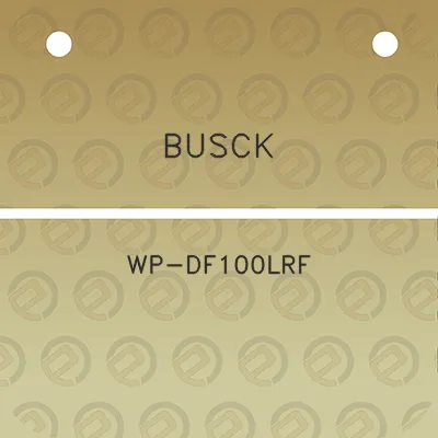 busck-wp-df100lrf