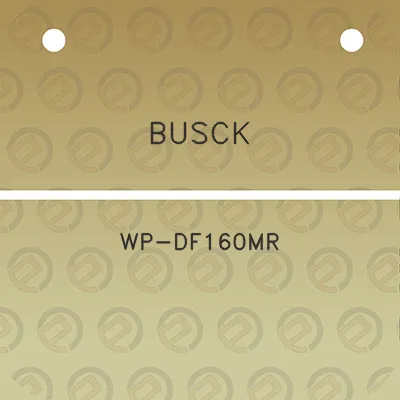 busck-wp-df160mr