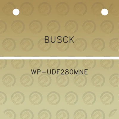 busck-wp-udf280mne