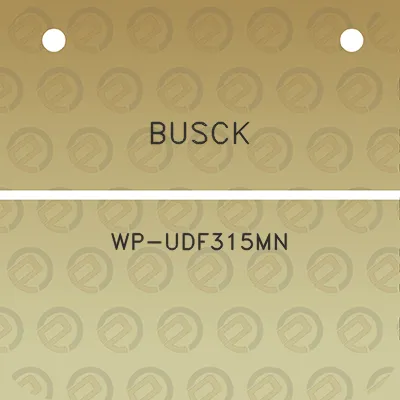 busck-wp-udf315mn