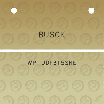 busck-wp-udf315sne