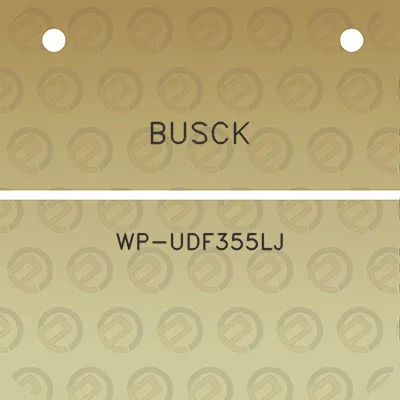 busck-wp-udf355lj