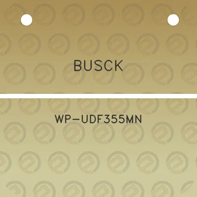 busck-wp-udf355mn