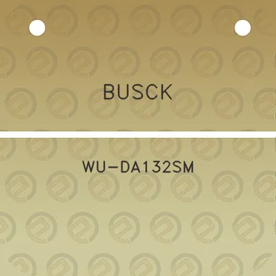 busck-wu-da132sm