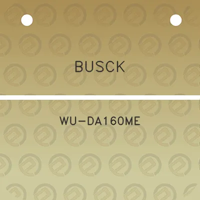 busck-wu-da160me