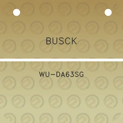 busck-wu-da63sg