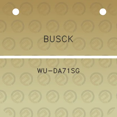 busck-wu-da71sg