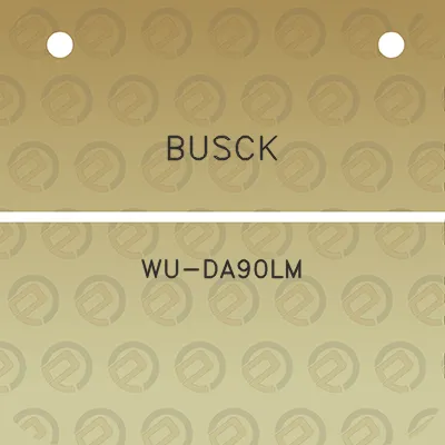 busck-wu-da90lm