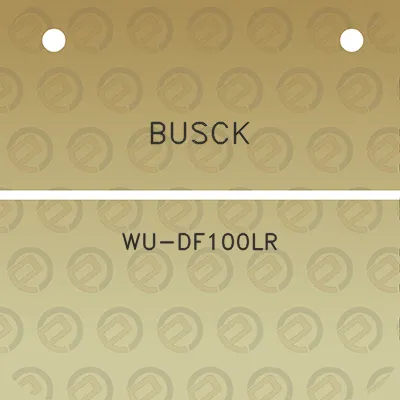 busck-wu-df100lr