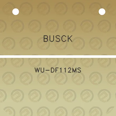 busck-wu-df112ms