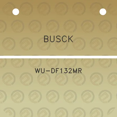 busck-wu-df132mr