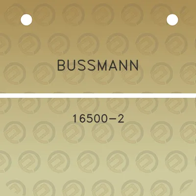 bussmann-16500-2