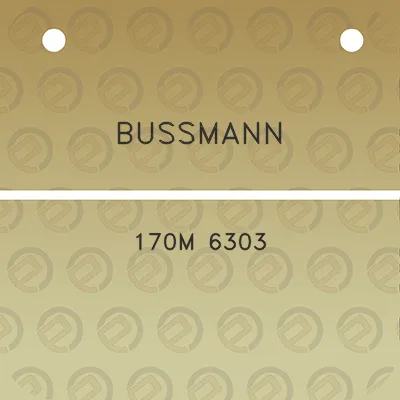 bussmann-170m-6303