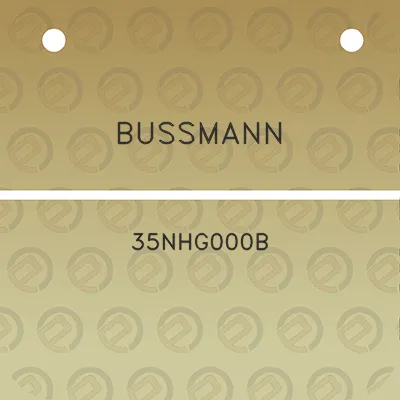 bussmann-35nhg000b