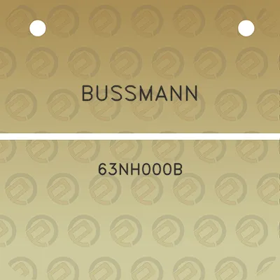 bussmann-63nh000b