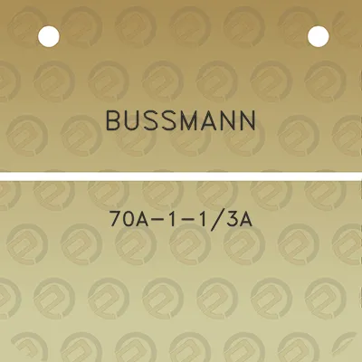 bussmann-70a-1-13a