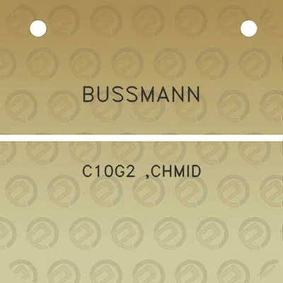 bussmann-c10g2-chmid