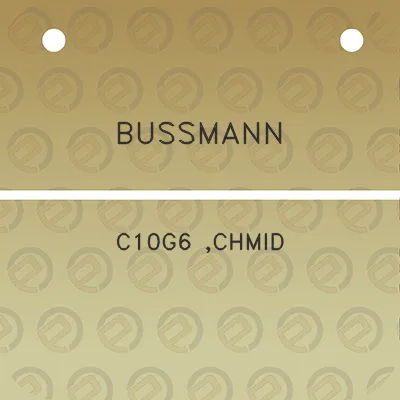 bussmann-c10g6-chmid